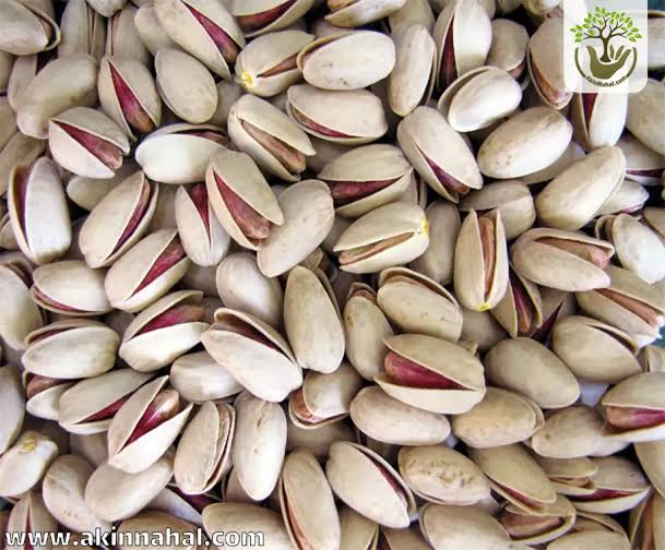 Naturally open organic Ahmad Aghaei pistachios from Iran